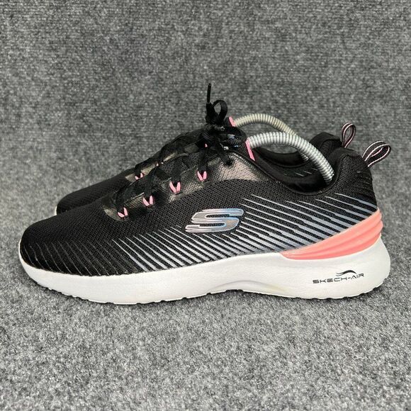 Skechers Skech-Air Dynamight Shoes Women's 10 Black Lite-Weight Athletic Sneaker - Picture 5 of 12